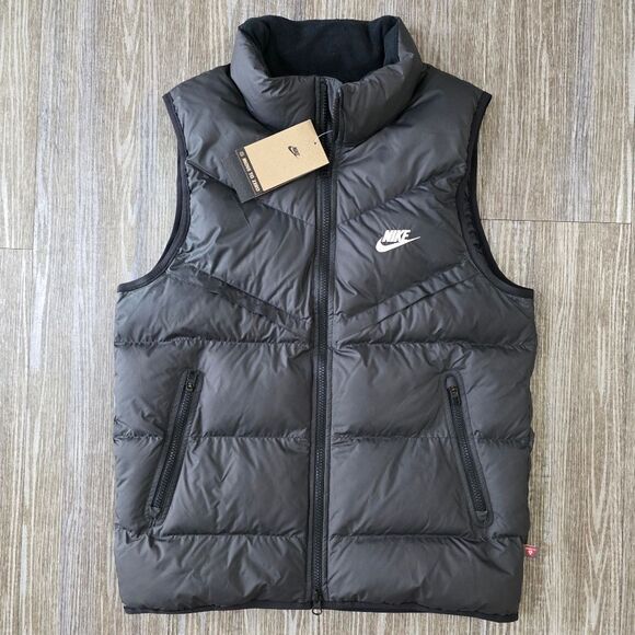Nike Storm-Fit Windrunner Vest Water Resistant Insulated Primaloft Black Men's S - Picture 1 of 10